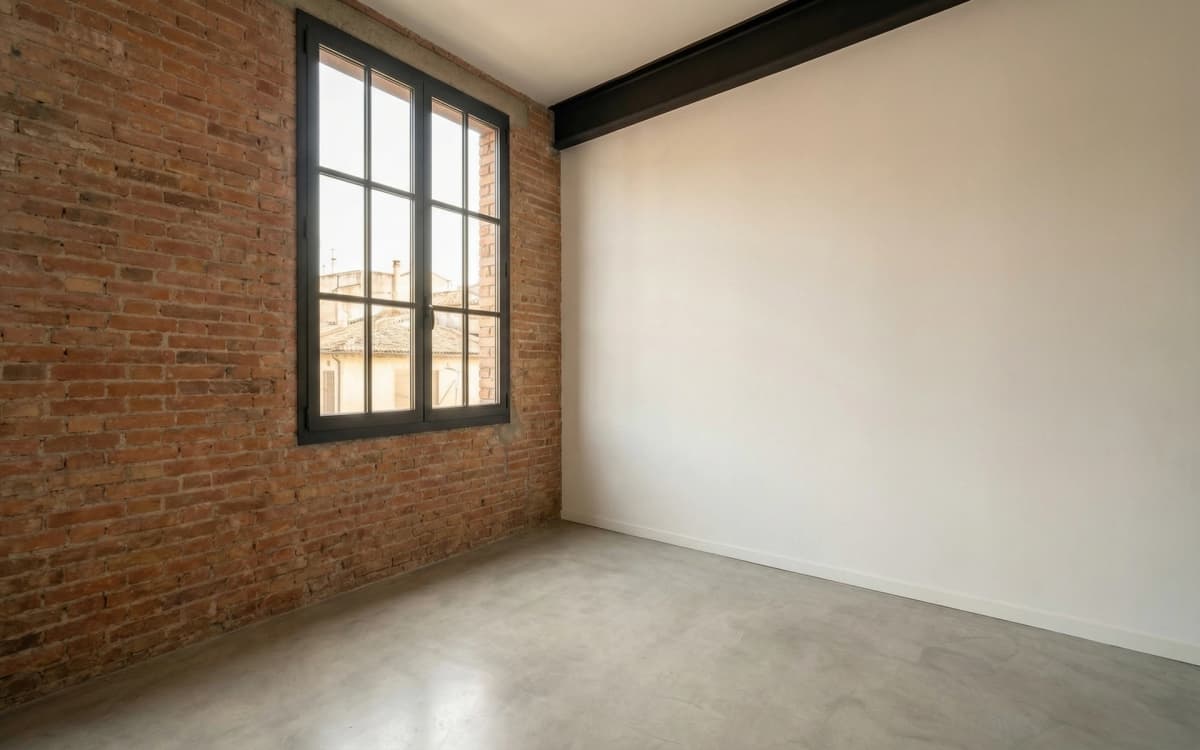 Antes: Despacho creativo integrado en el loft