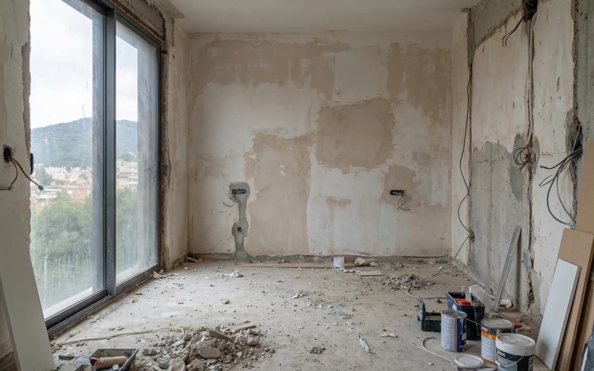 Antes: Rincón de lectura junto al ventanal principal