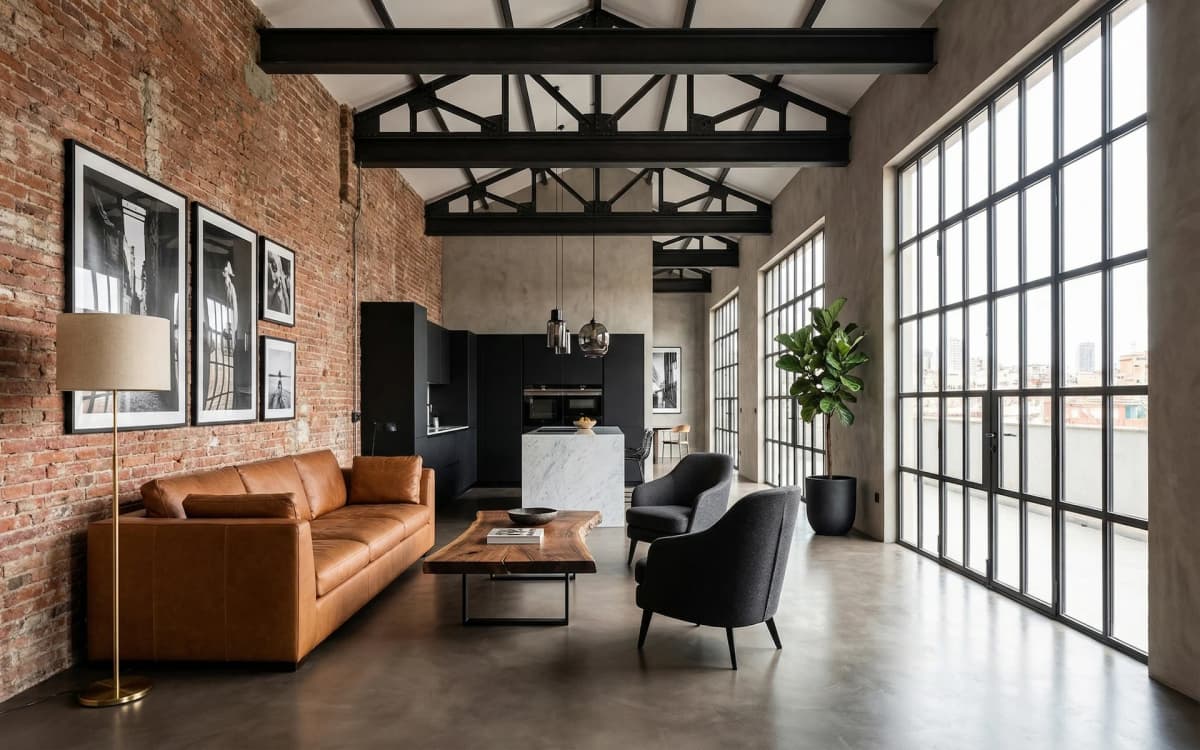 Loft industrial diseñado en Poblenou, Barcelona