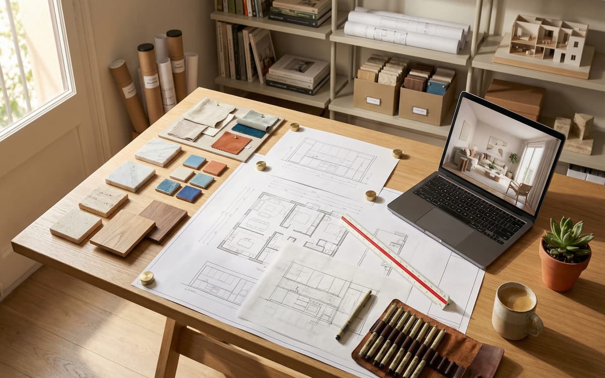 Estudio de proyecto y planos de diseño de interiores en Barcelona