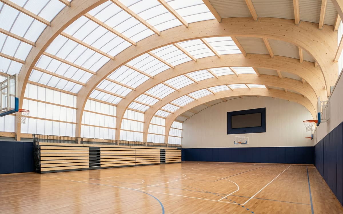 Polideportivo municipal en Barcelona