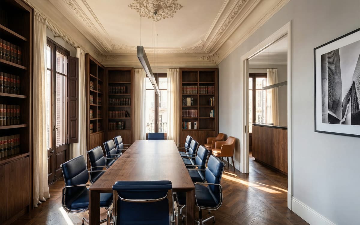 Reforma de despacho de abogados en el Eixample