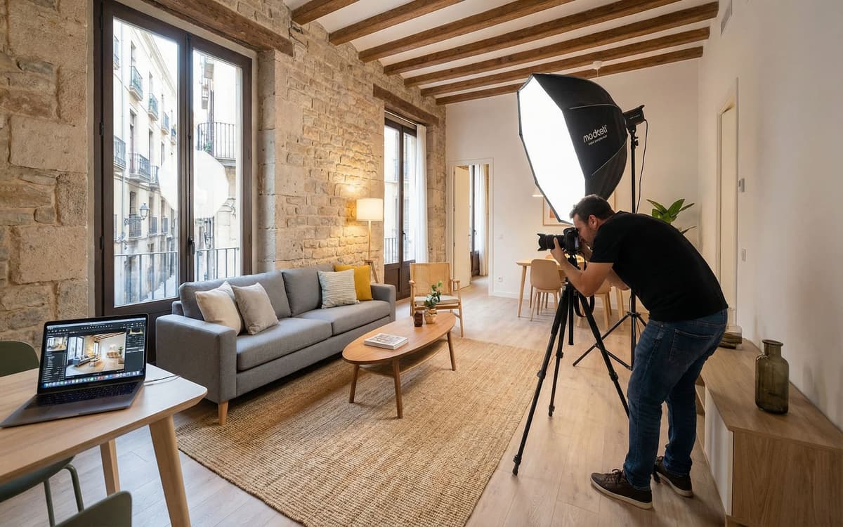 Reportaje fotográfico de home staging en el Born