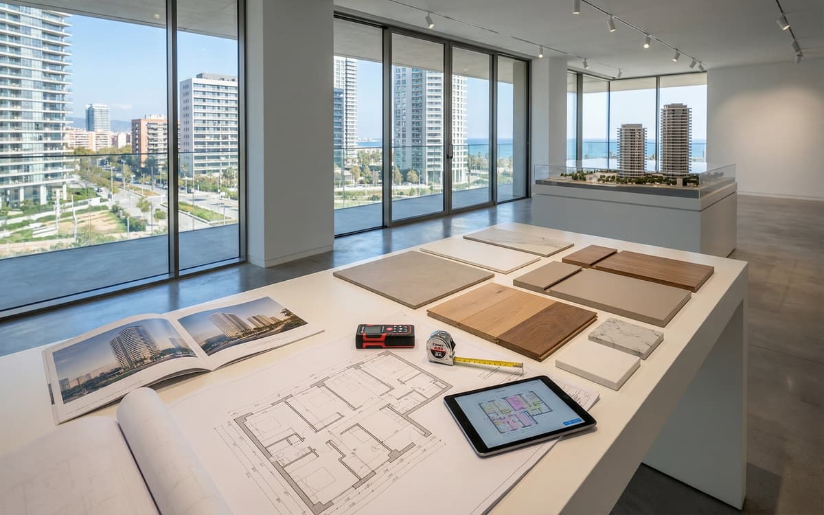 Revisión de planos de obra nueva en Diagonal Mar